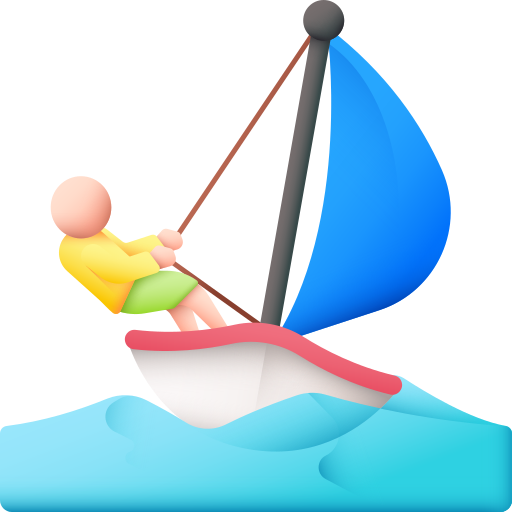 Sailing boat free icon