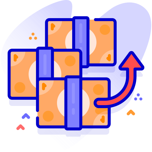 ganancias icono gratis