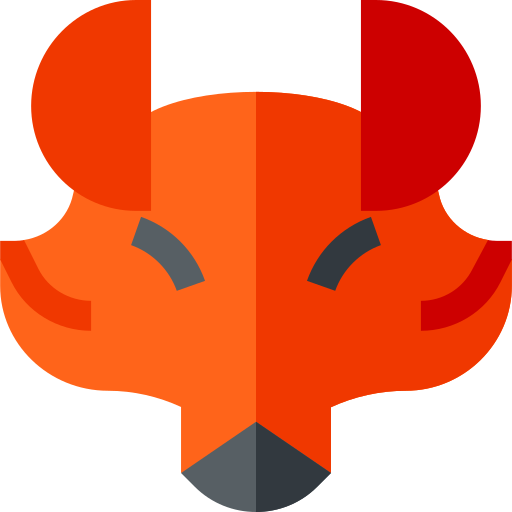 Fox Basic Straight Flat icon