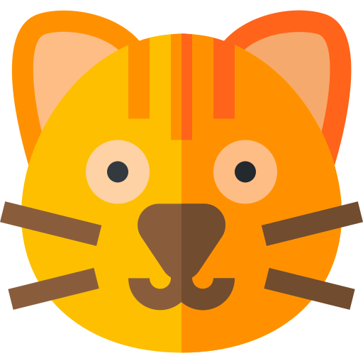 Cat Basic Straight Flat icon