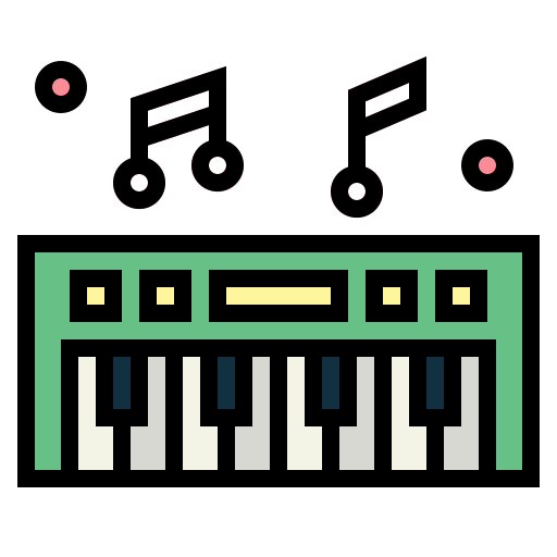 Piano icono gratis