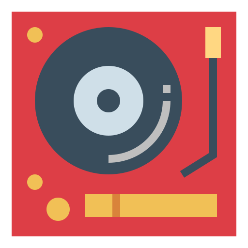 Turntable - Free technology icons