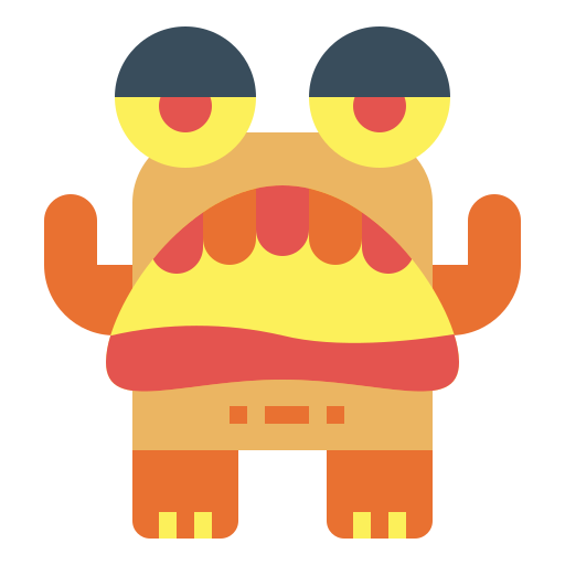 Monster free icon Monster free icon