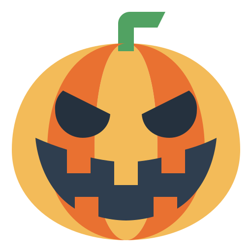 Pumpkin Smalllikeart Flat icon