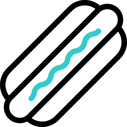 핫도그 무료 아이콘