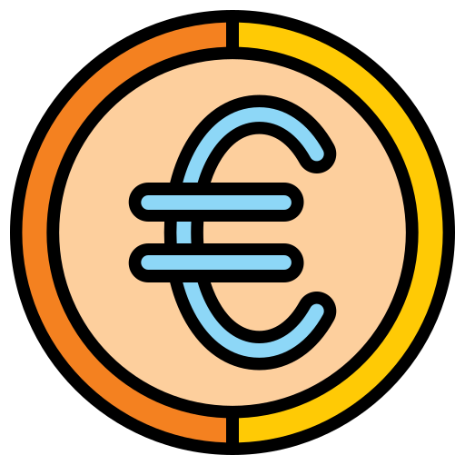 euro icono gratis