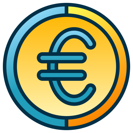 euro icono gratis