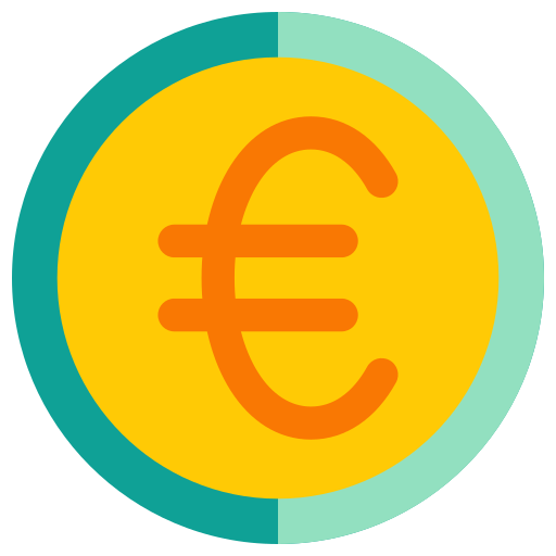 euro icono gratis