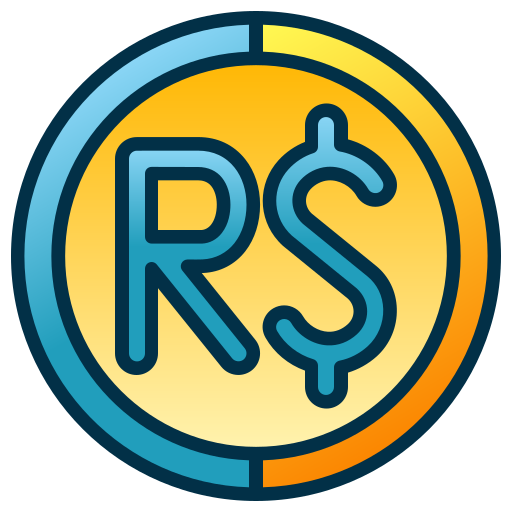 real brasileño icono gratis