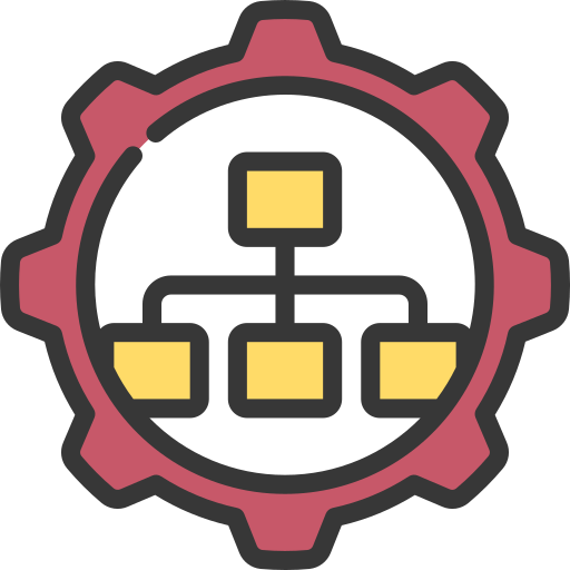 organisé Icône gratuit