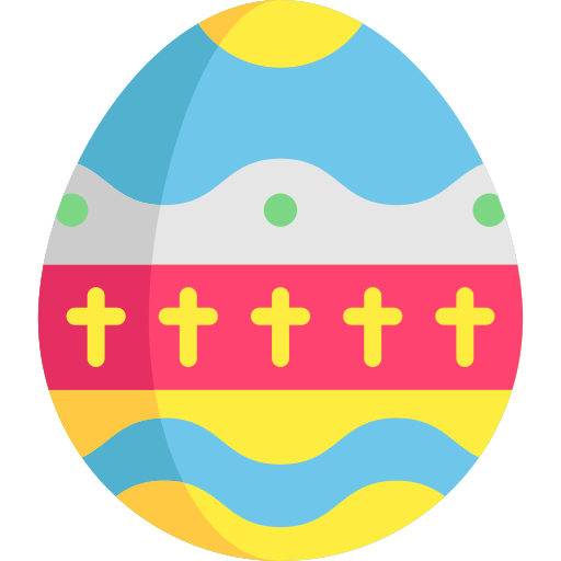 El huevo de Pascua icono gratis