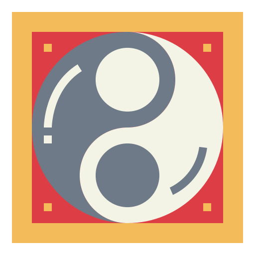 Yin yang icono gratis