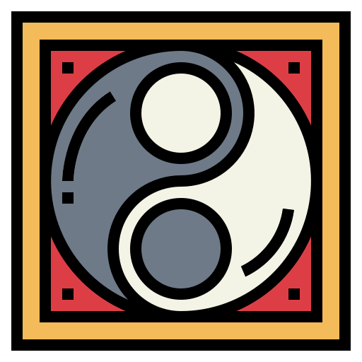 Yin yang icono gratis