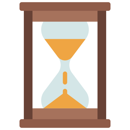 reloj de arena icono gratis