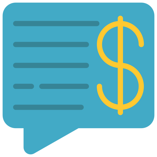 financiero icono gratis