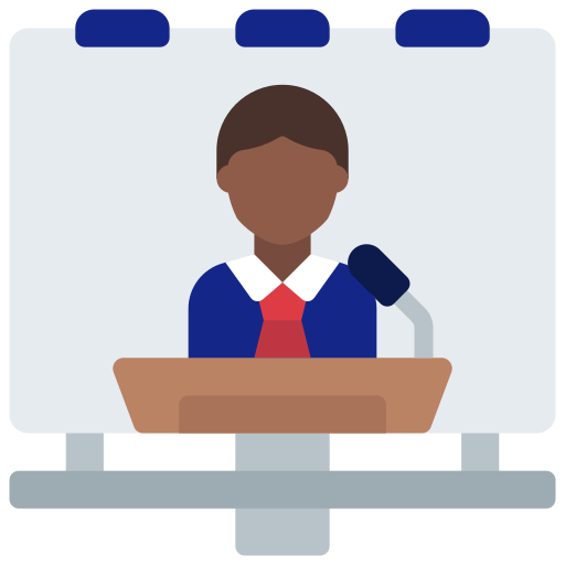 campaña icono gratis