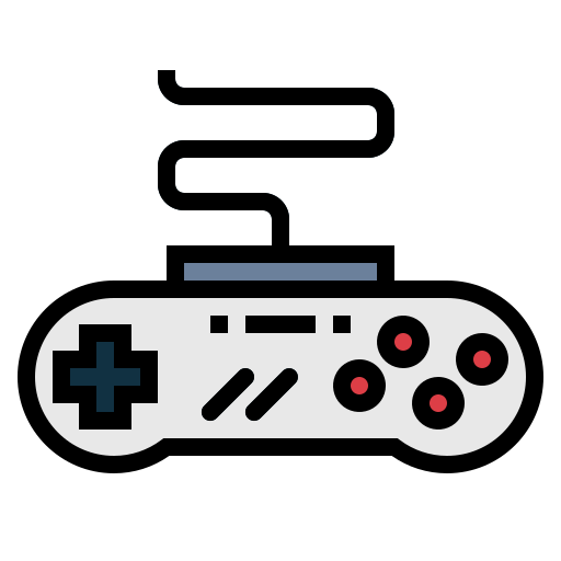 Game controller Smalllikeart Lineal Color icon