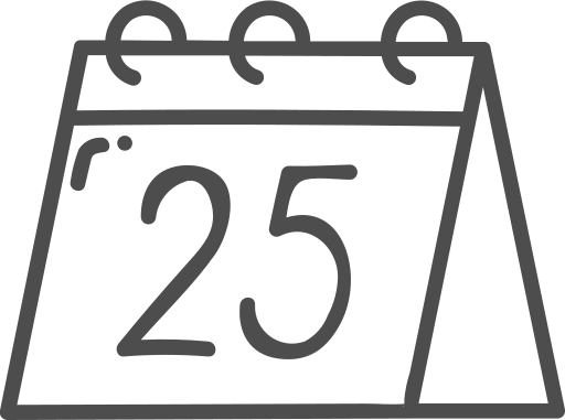 calendário grátis ícone