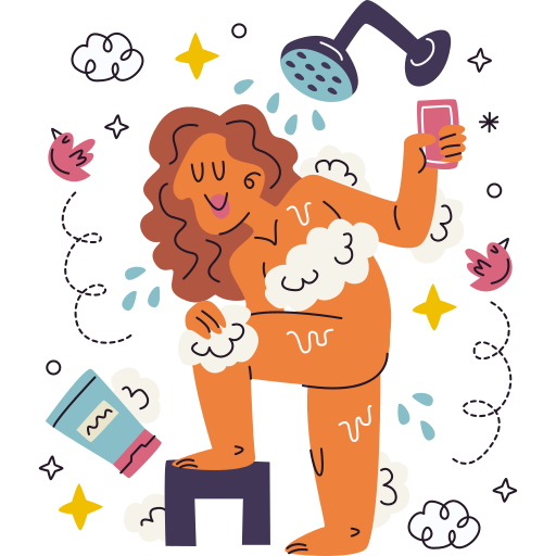 douche gratuit sticker douche gratuit sticker