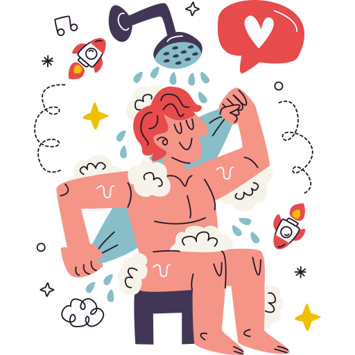 douche gratuit sticker douche gratuit sticker
