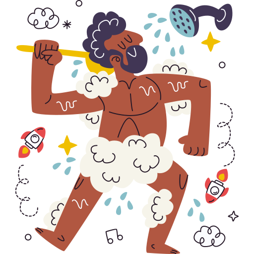 douche gratuit sticker douche gratuit sticker