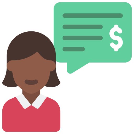 financiero icono gratis