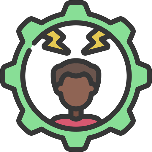 estrés icono gratis