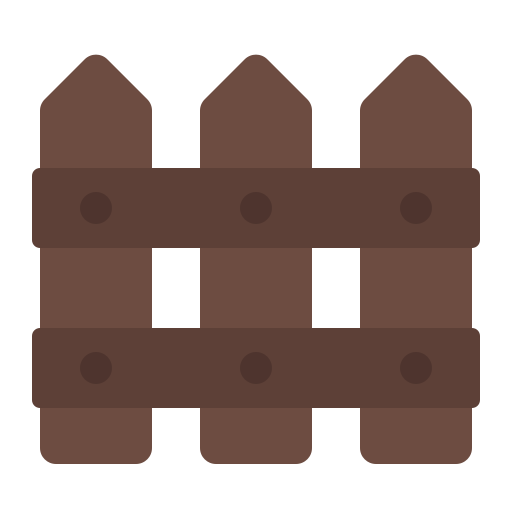 Fence free icon Fence free icon