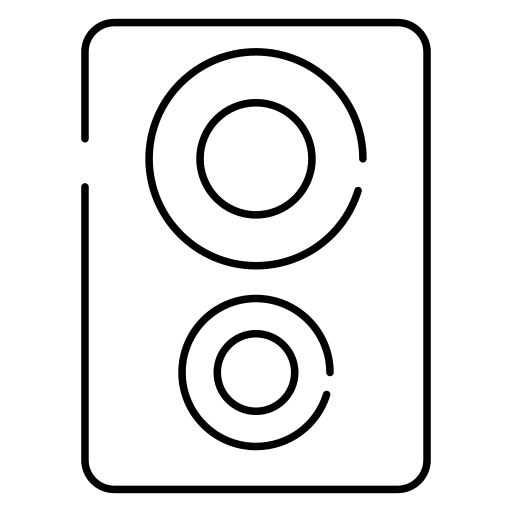 systeme audio Icône gratuit