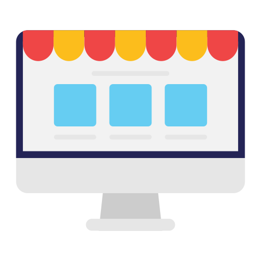 tienda en línea icono gratis