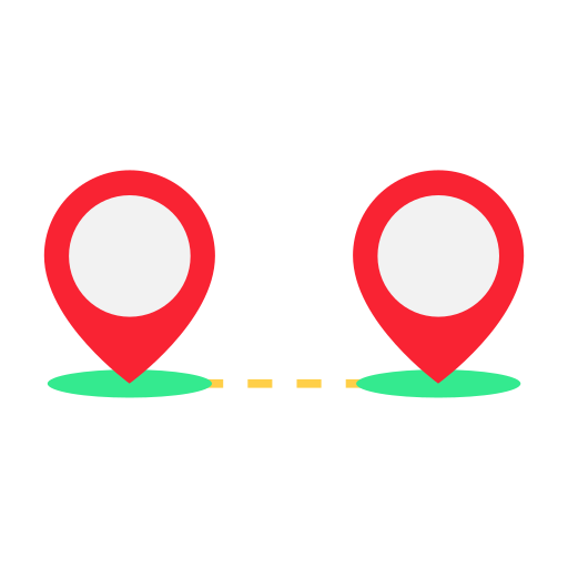 distancia icono gratis