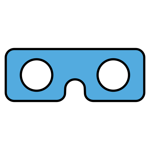 gafas de realidad virtual icono gratis