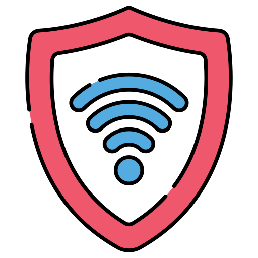 wifi seguro icono gratis