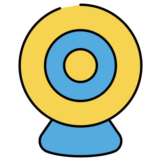 cámara web icono gratis