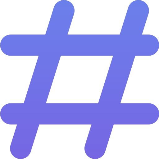 hashtag Icône gratuit hashtag Icône gratuit