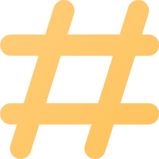 hashtag Icône gratuit hashtag Icône gratuit