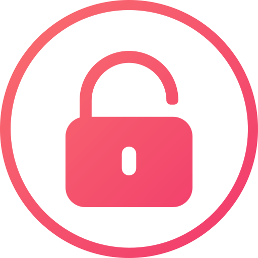 Unlock free icon