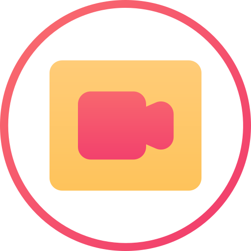 camara de video icono gratis