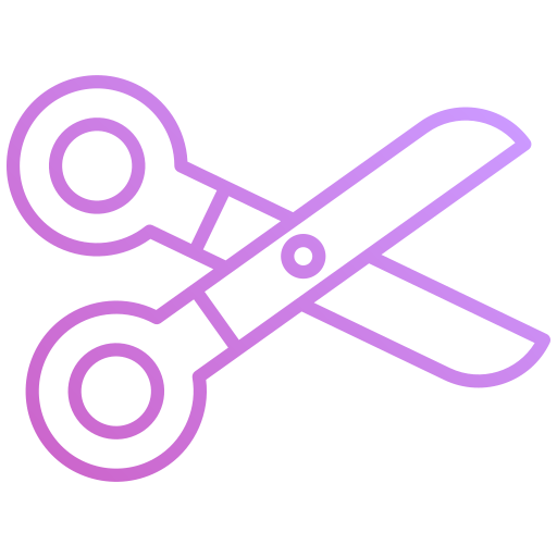 cortar con tijeras icono gratis