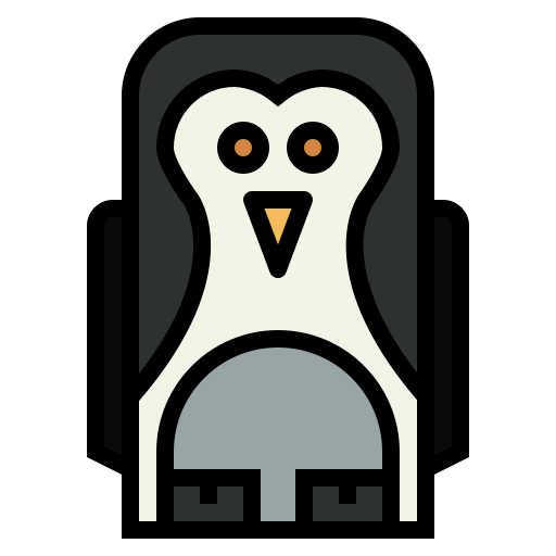 Pingüino icono gratis