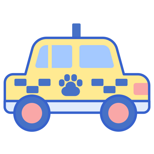 taxi pour animaux de compagnie Icône gratuit taxi pour animaux de compagnie Icône gratuit
