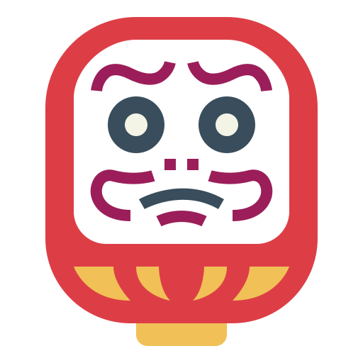 Cultures, daruma, fortune, japan, japanese, toys icon - Download on