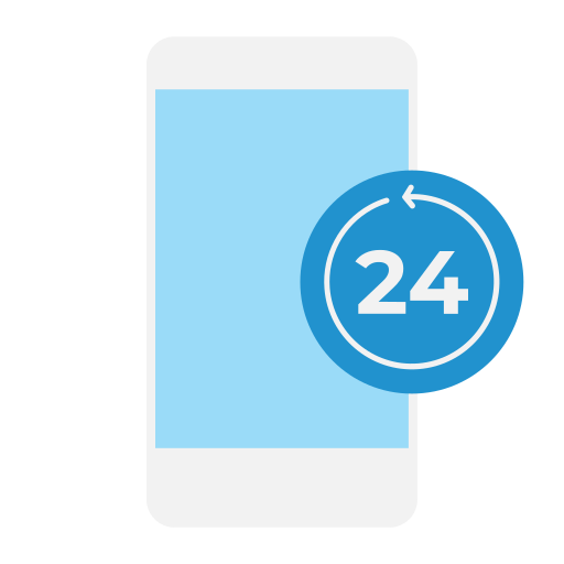 24 hour free icon