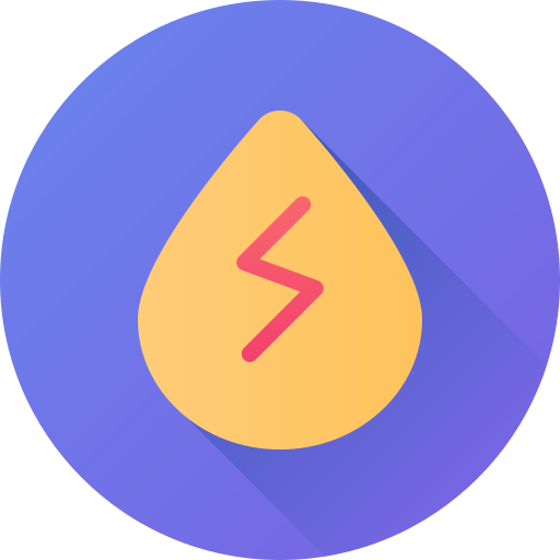 energía del agua icono gratis
