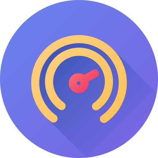 medidor de velocidad icono gratis