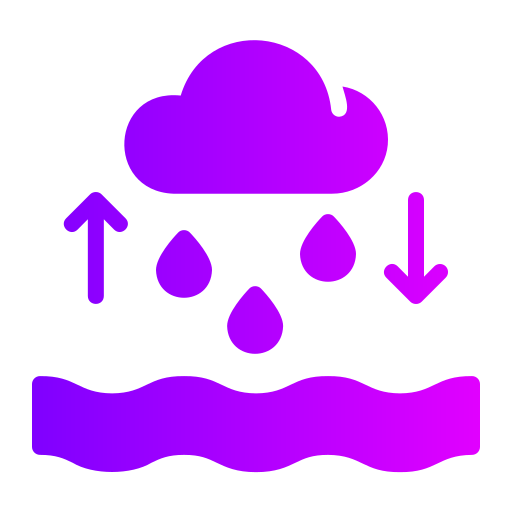 el ciclo del agua icono gratis