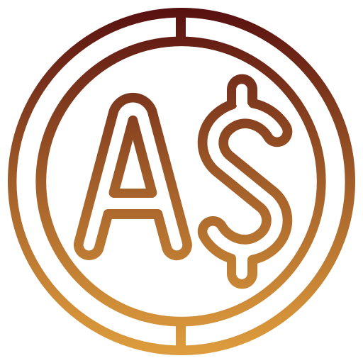 Австралийский доллар бесплатно иконка Австралийский доллар бесплатно иконка