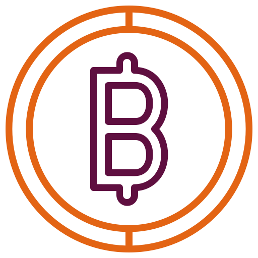 baht tailandés icono gratis