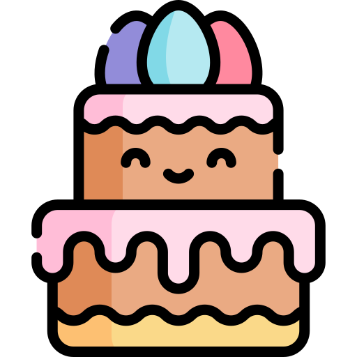 pastel de pascua icono gratis