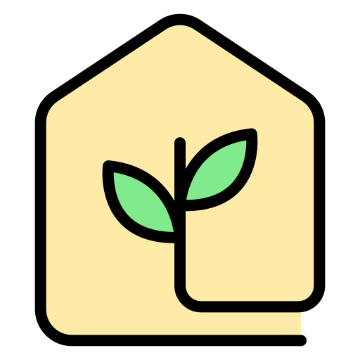 maison écologique Icône gratuit maison écologique Icône gratuit